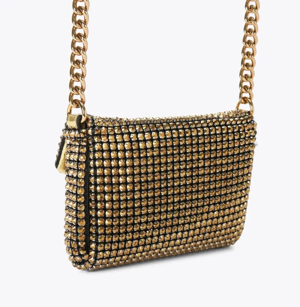 Gold Micro Party Bag