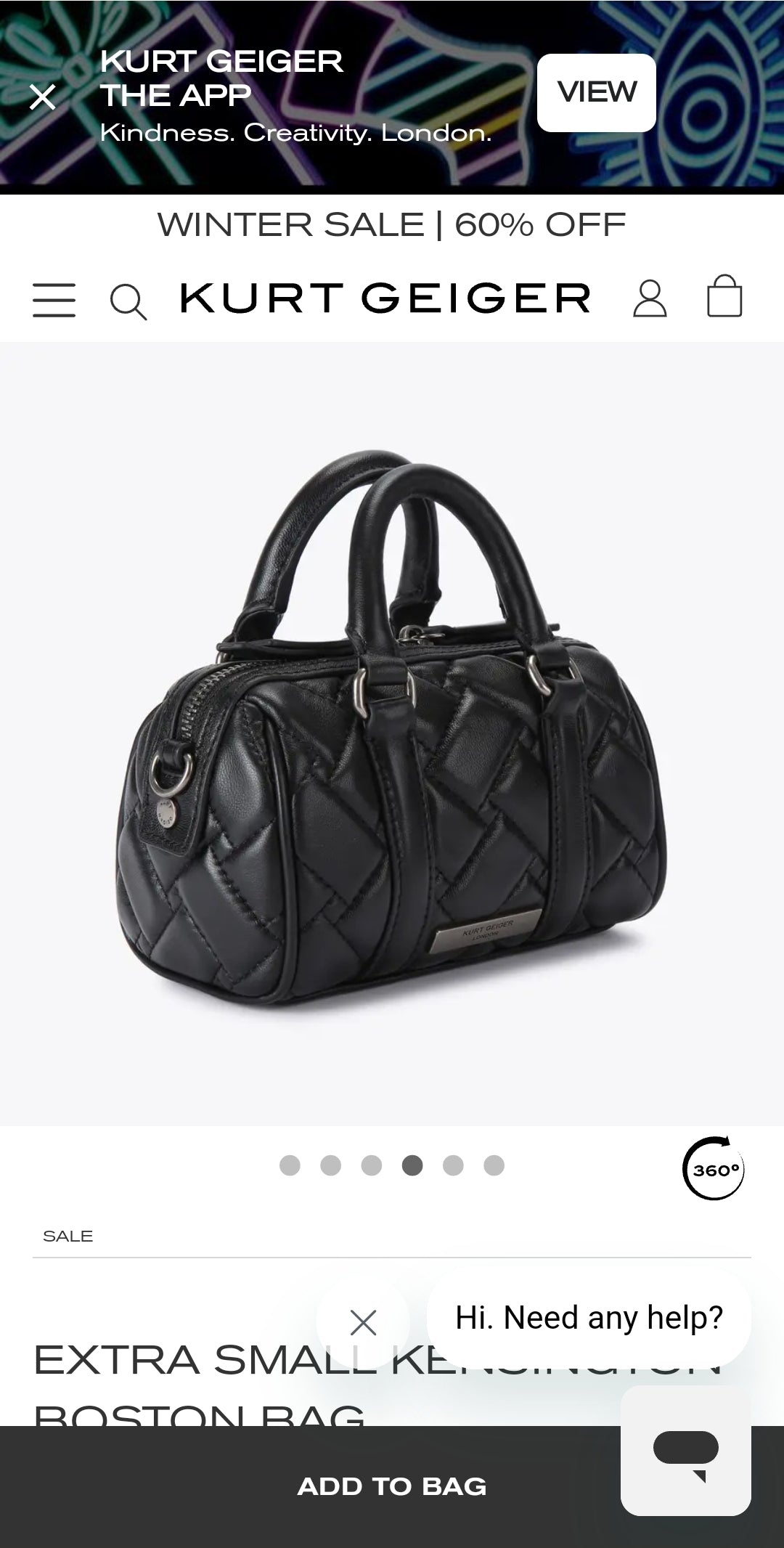 Extra small Kensington Boston Bag